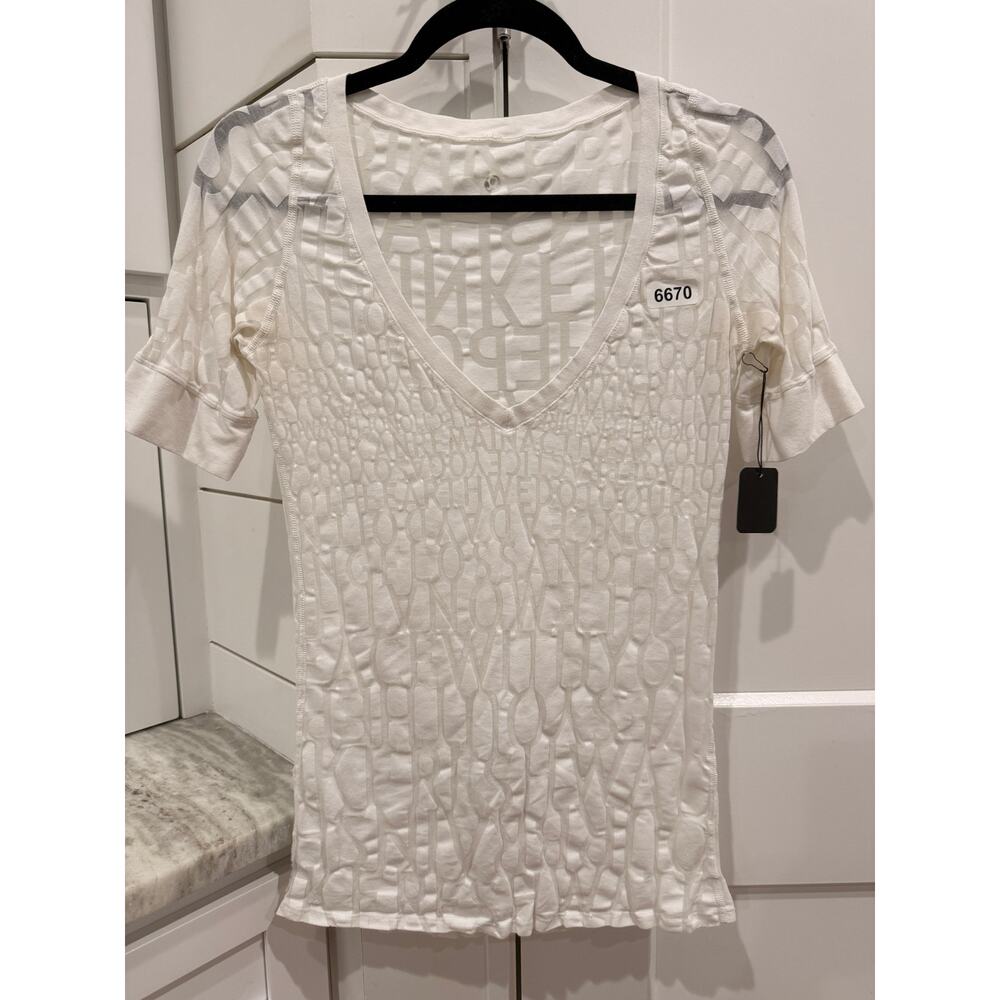 6670  LULULEMON Manifesto Tee Short Sleeve *RARE Sz 6